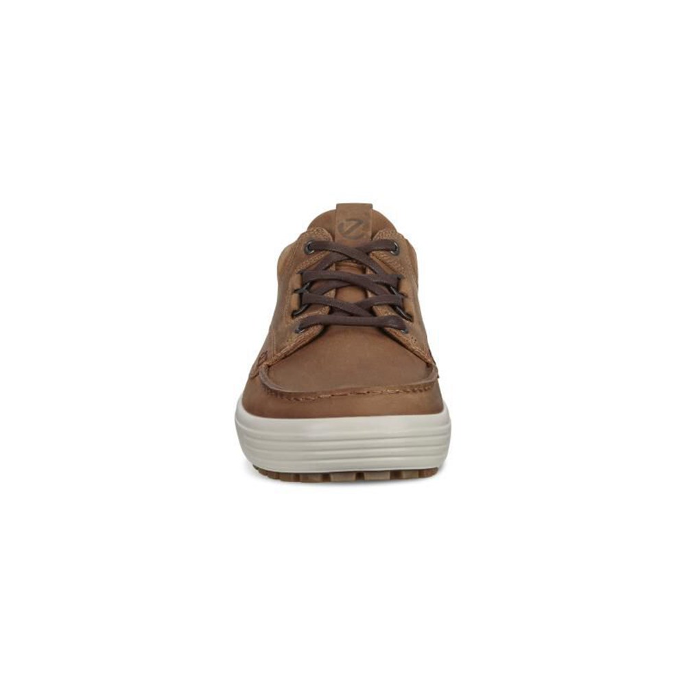 Mens Sneakers - ECCO Soft 7 Tred - Brown - 1738TYBSG